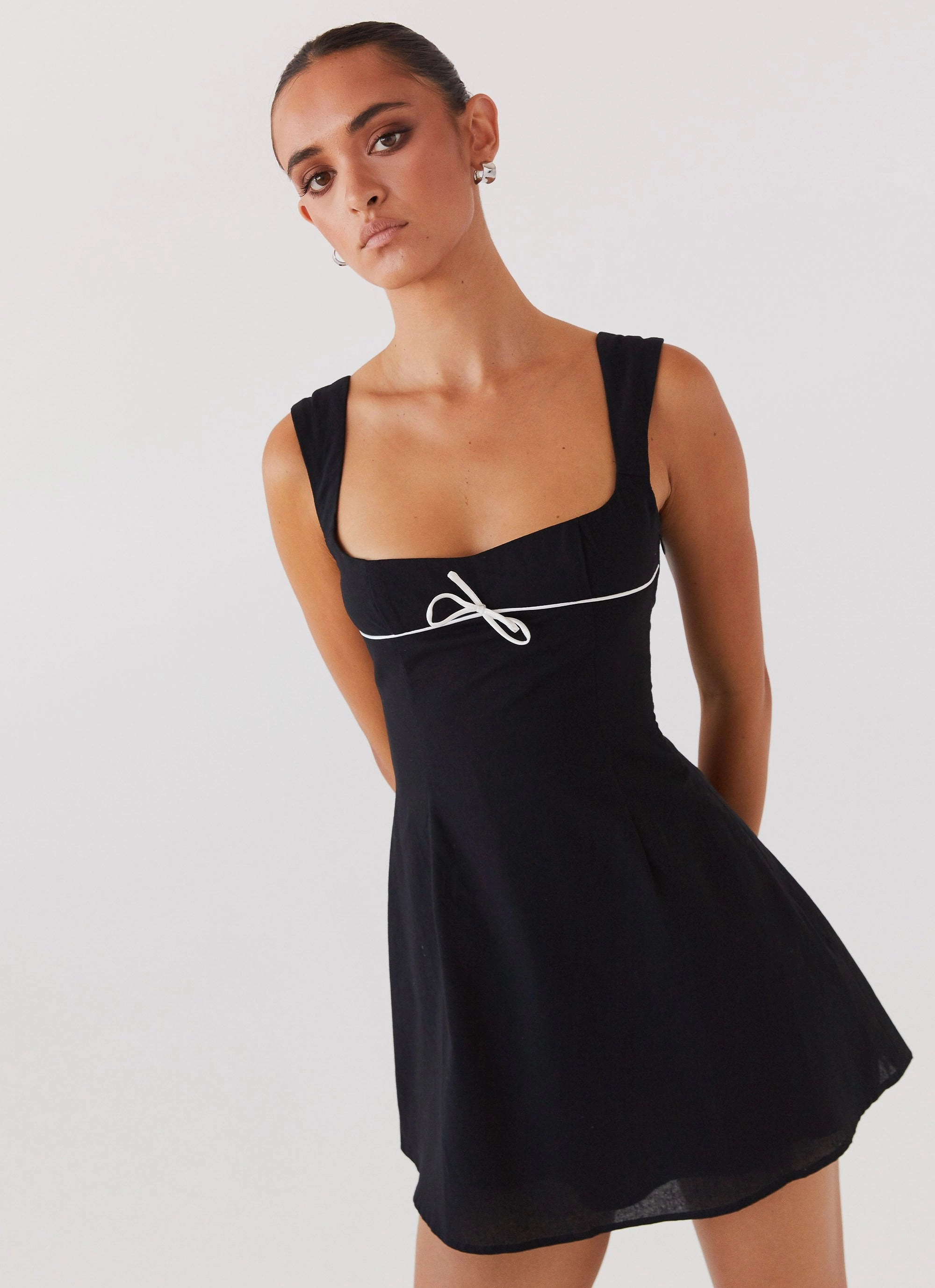Modern Comfort Cadence Mini Dress - Black
