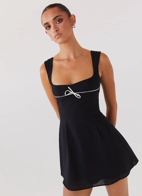 Modern Comfort Cadence Mini Dress - Black