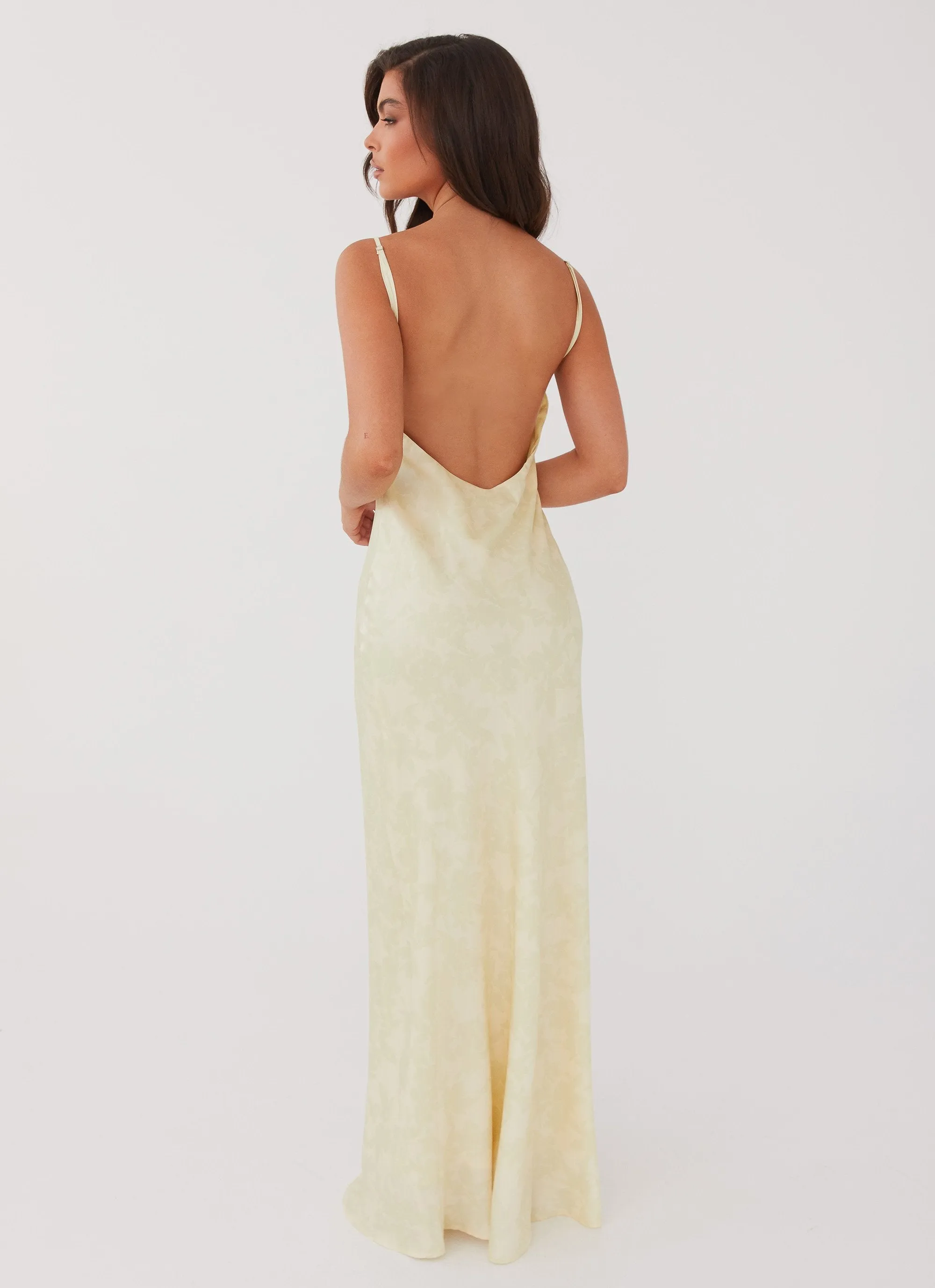 Sorrento Sun Maxi Dress - Yellow Floral Comfy Detail Light Mood