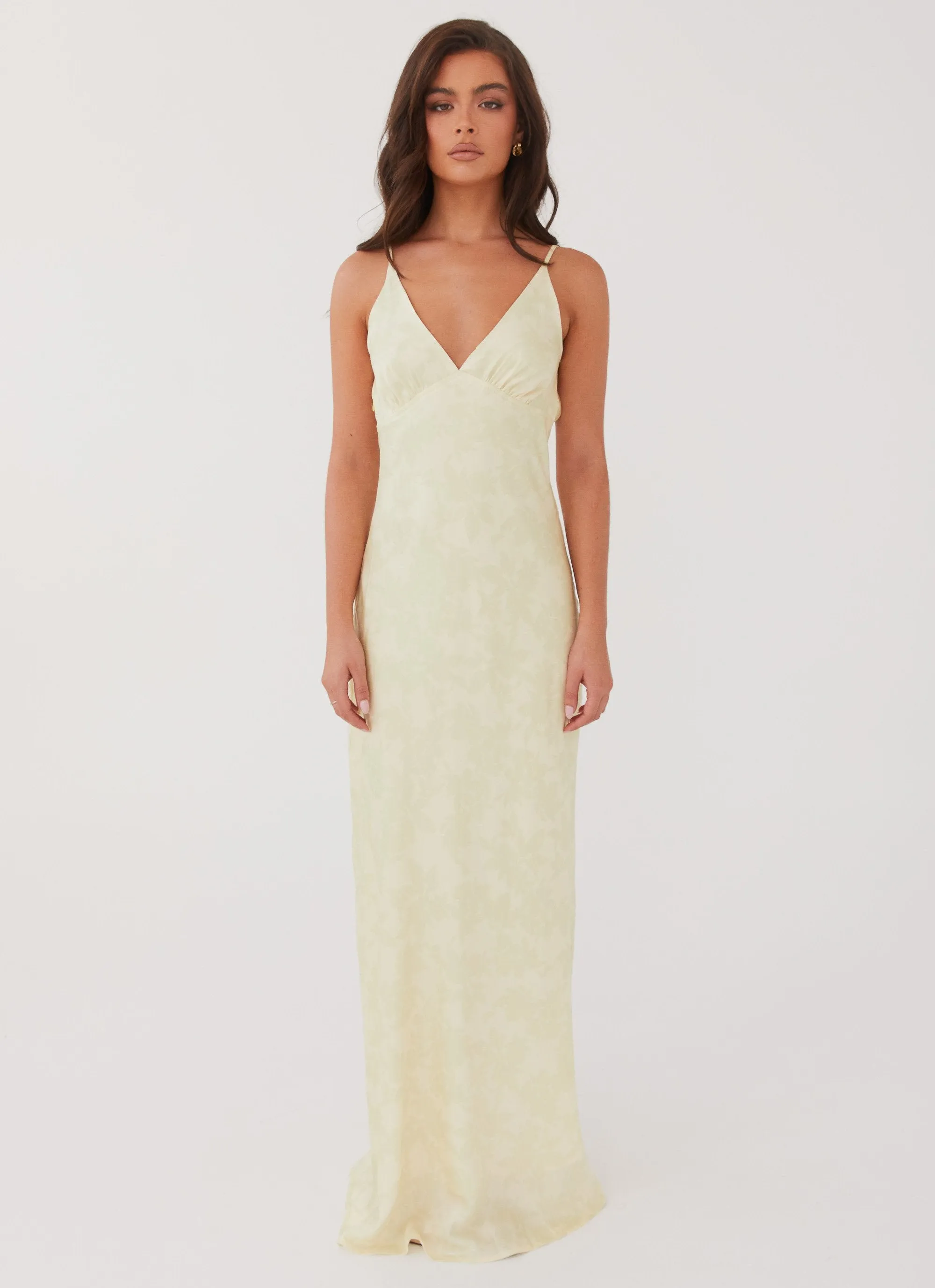 Sorrento Sun Maxi Dress - Yellow Floral Bright Accent