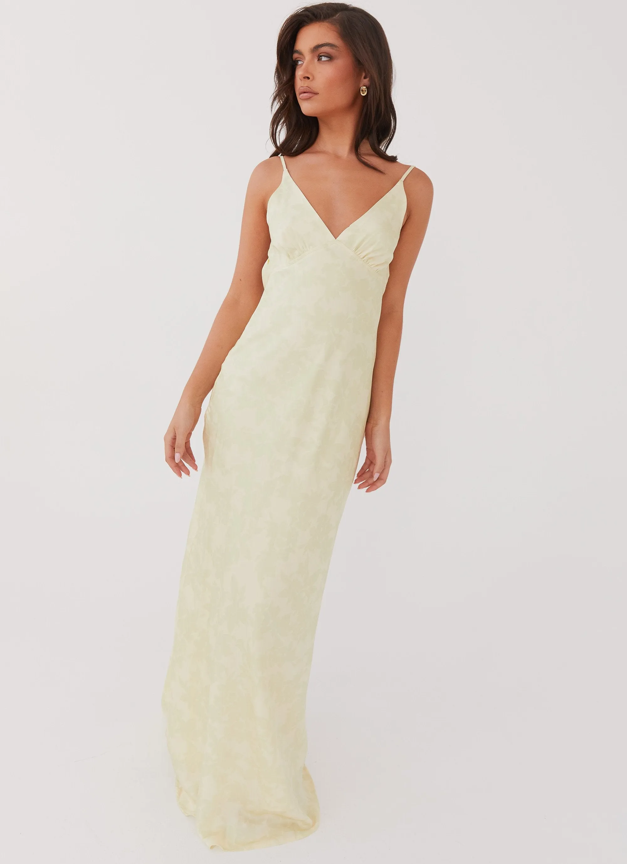 Sorrento Sun Maxi Dress - Yellow Floral Lounge Vibes