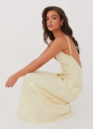 Fit Vibe Sorrento Sun Maxi Dress - Yellow Floral