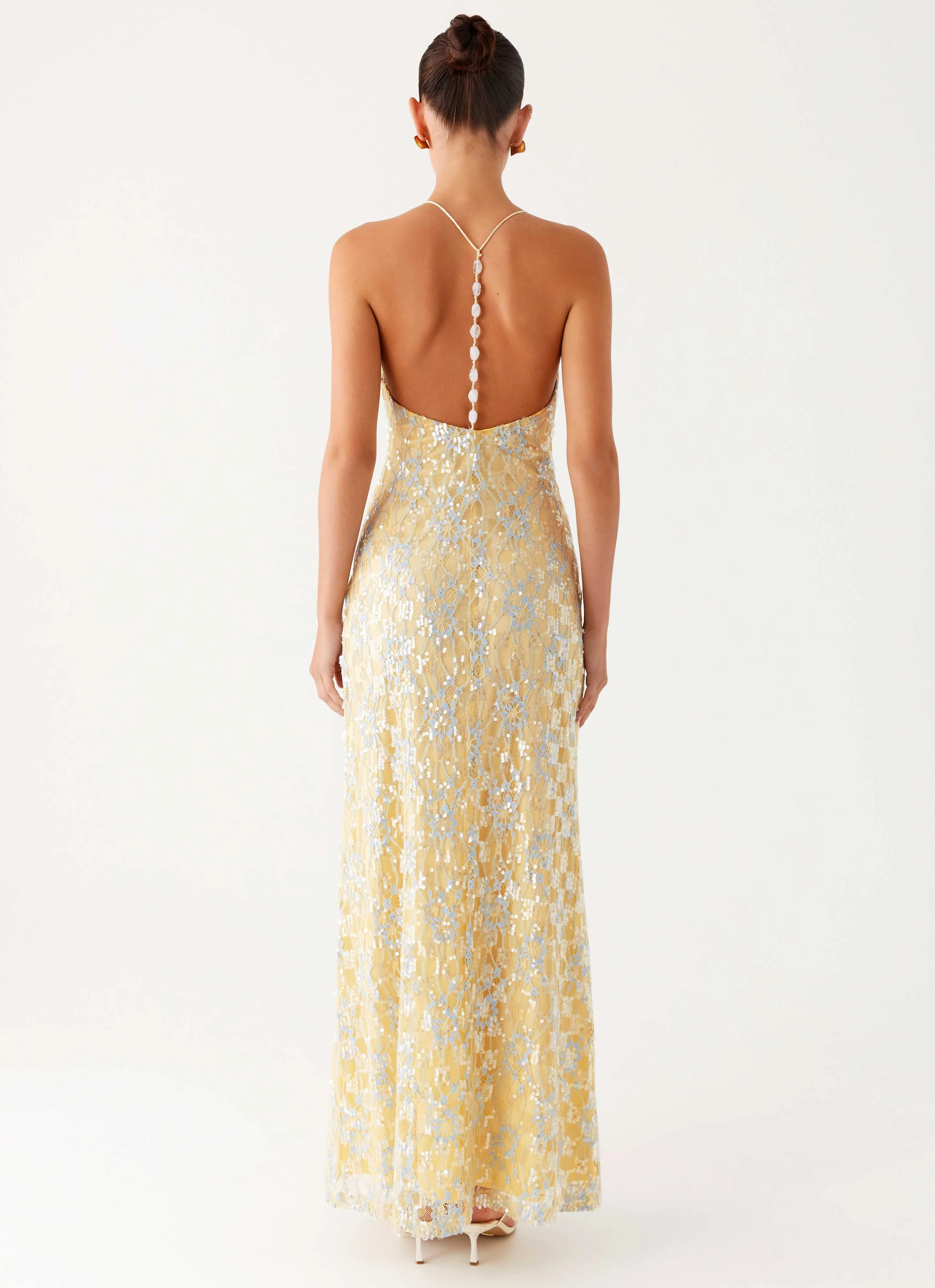 Truly Mine Maxi Dress - Yellow Sharp Mood