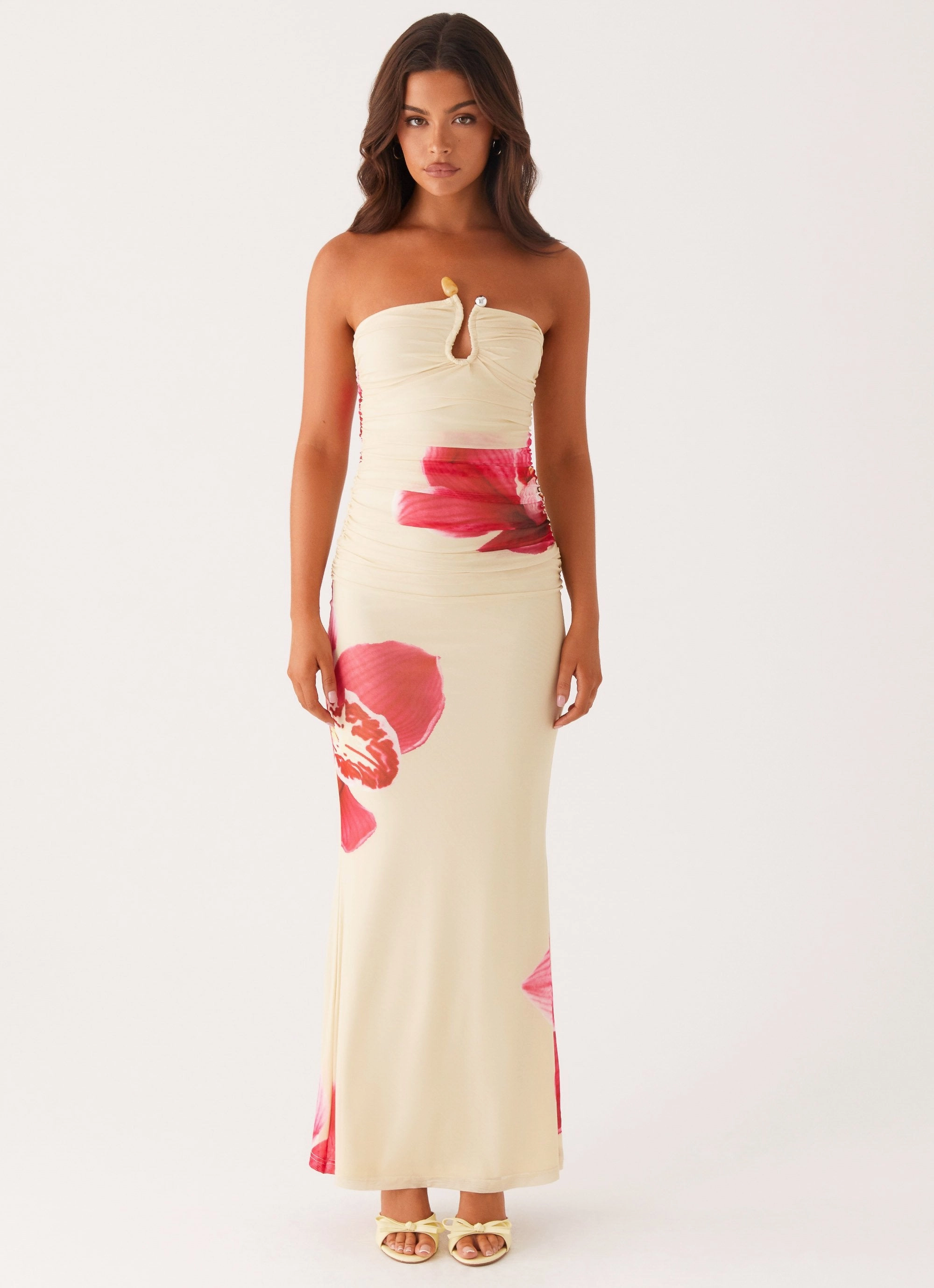 Rudy Maxi Dress - Orchid Yellow AntiStaticMaterial