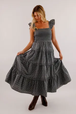 Trust Me On This Midi Dress Day Outfit