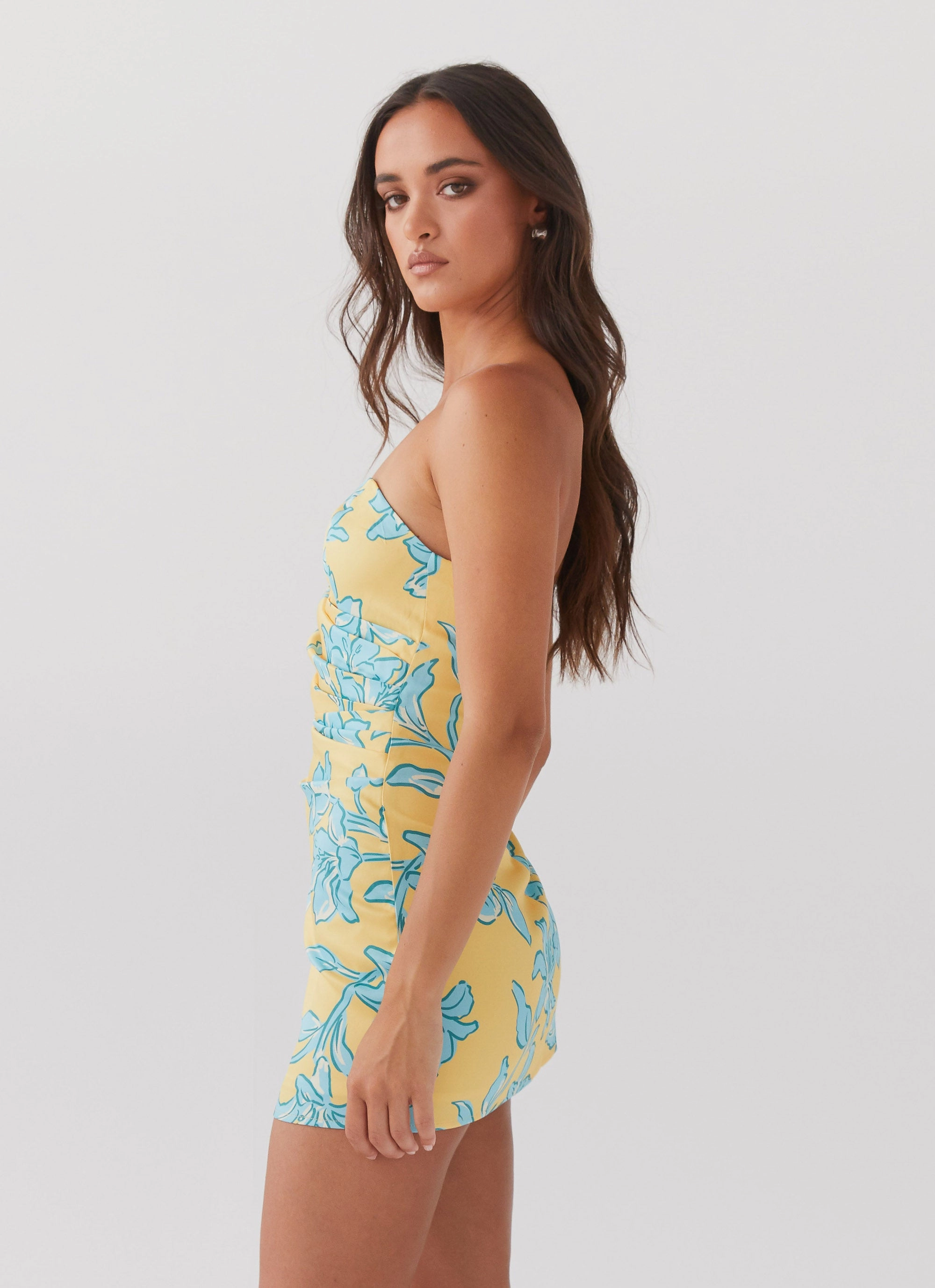 Tuscany Mini Dress - Golden Bloom Fall Inspired Cozy Balance
