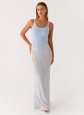 Twilight Dreams Maxi Dress - Blue Chic and Flattering