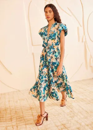 Ulla Johnsn Ottilie Dress Delphinium Everyday Comfort