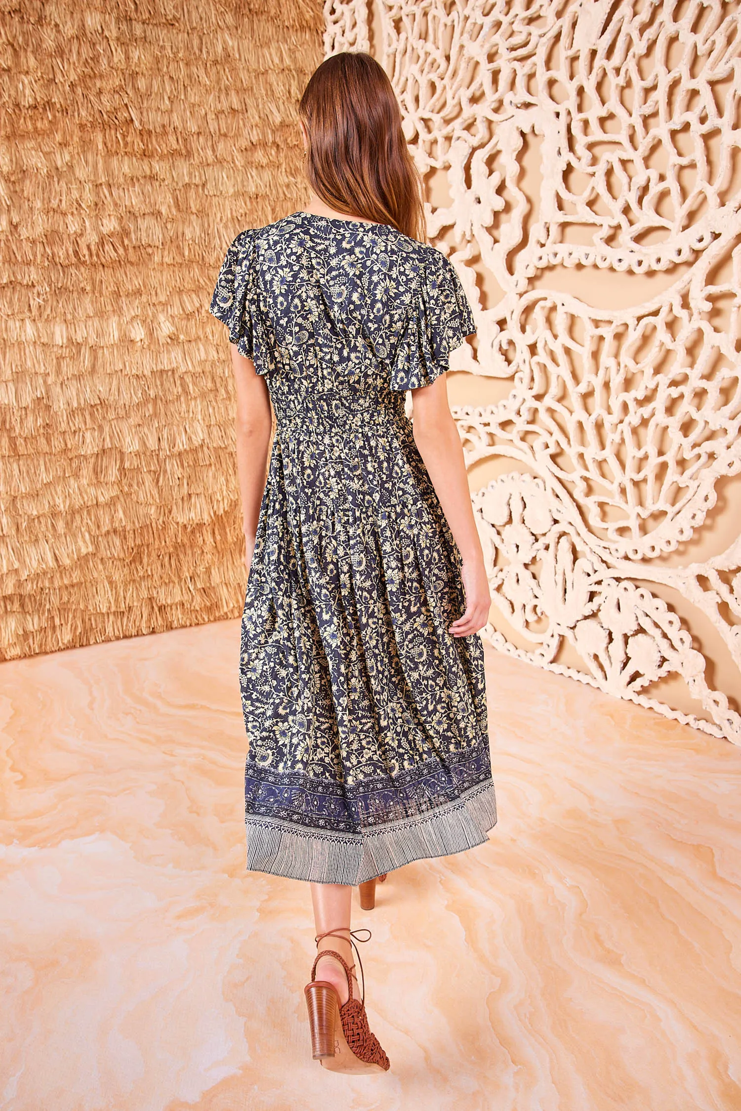 Ulla Johnson Lyra Dress Raven Tailored Elegance Cool Comfort