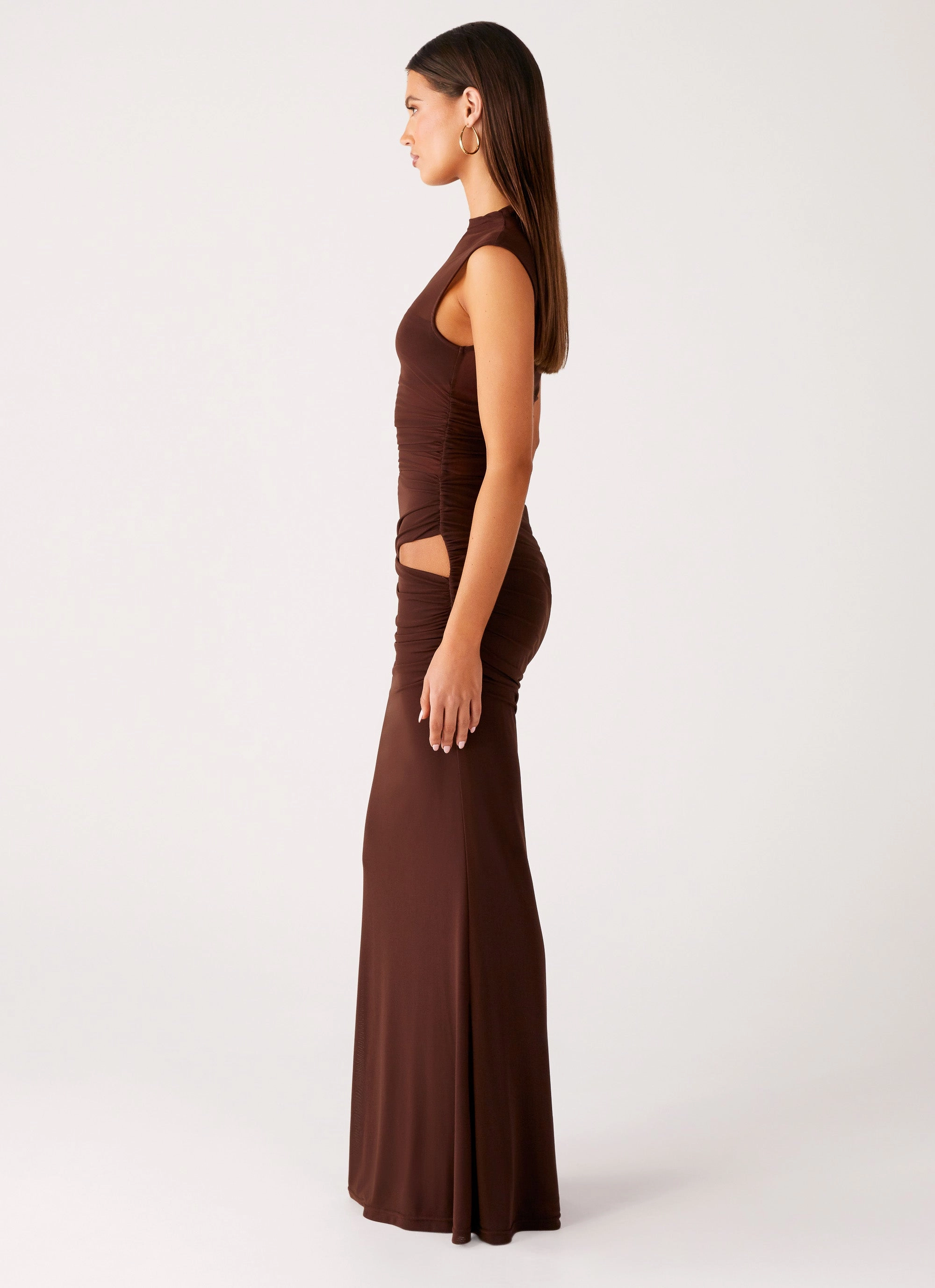 Balanced Look Briony Maxi Dress - Cool Chocolate