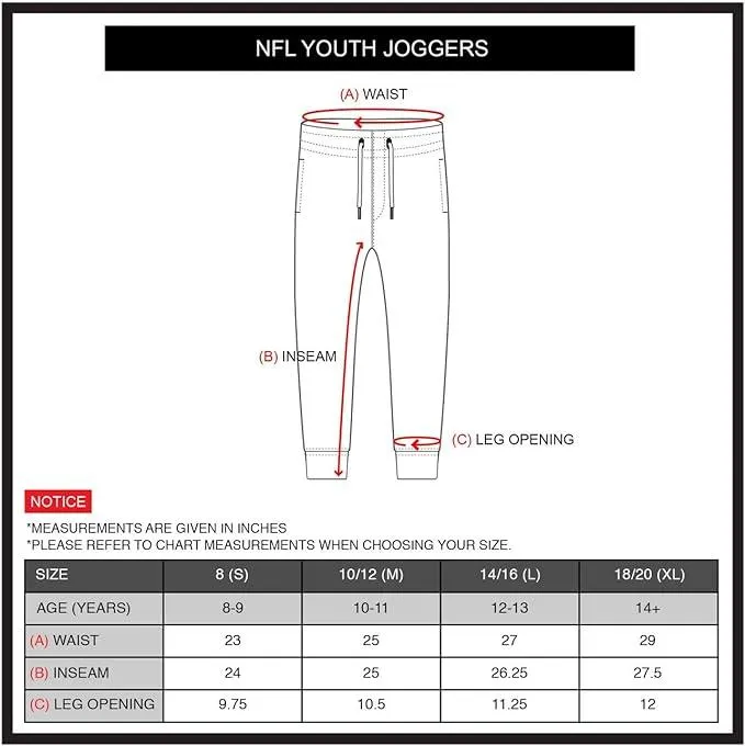 Ultra Game NFL Official Youth Super Soft Supreme Jogger Sweatpants, Seattle Seahawks, Black Snow|Seattle Seahawks