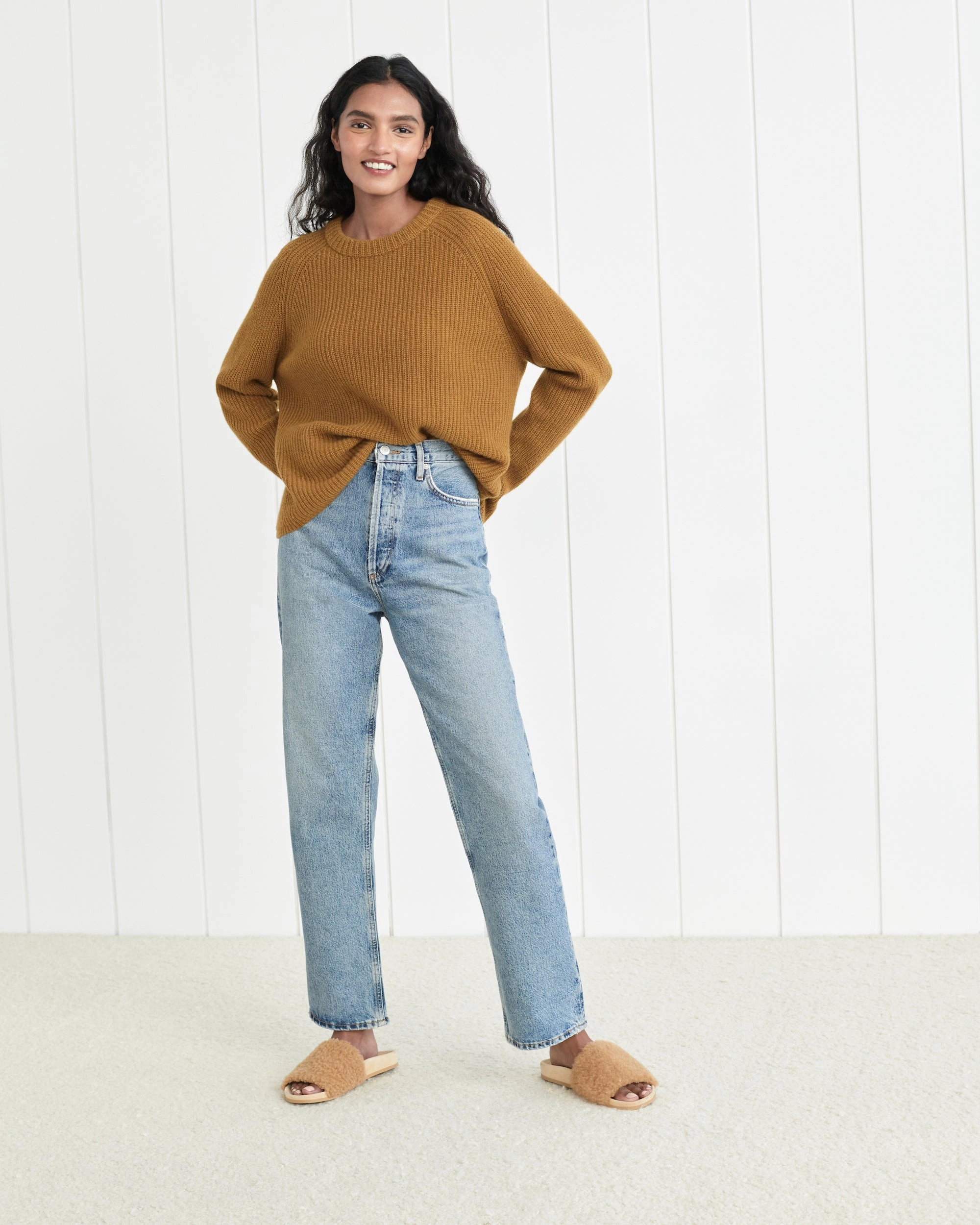 Zero Waste Manufacturing FlameRetardantTreatment 90's Pinch Waist Jean
