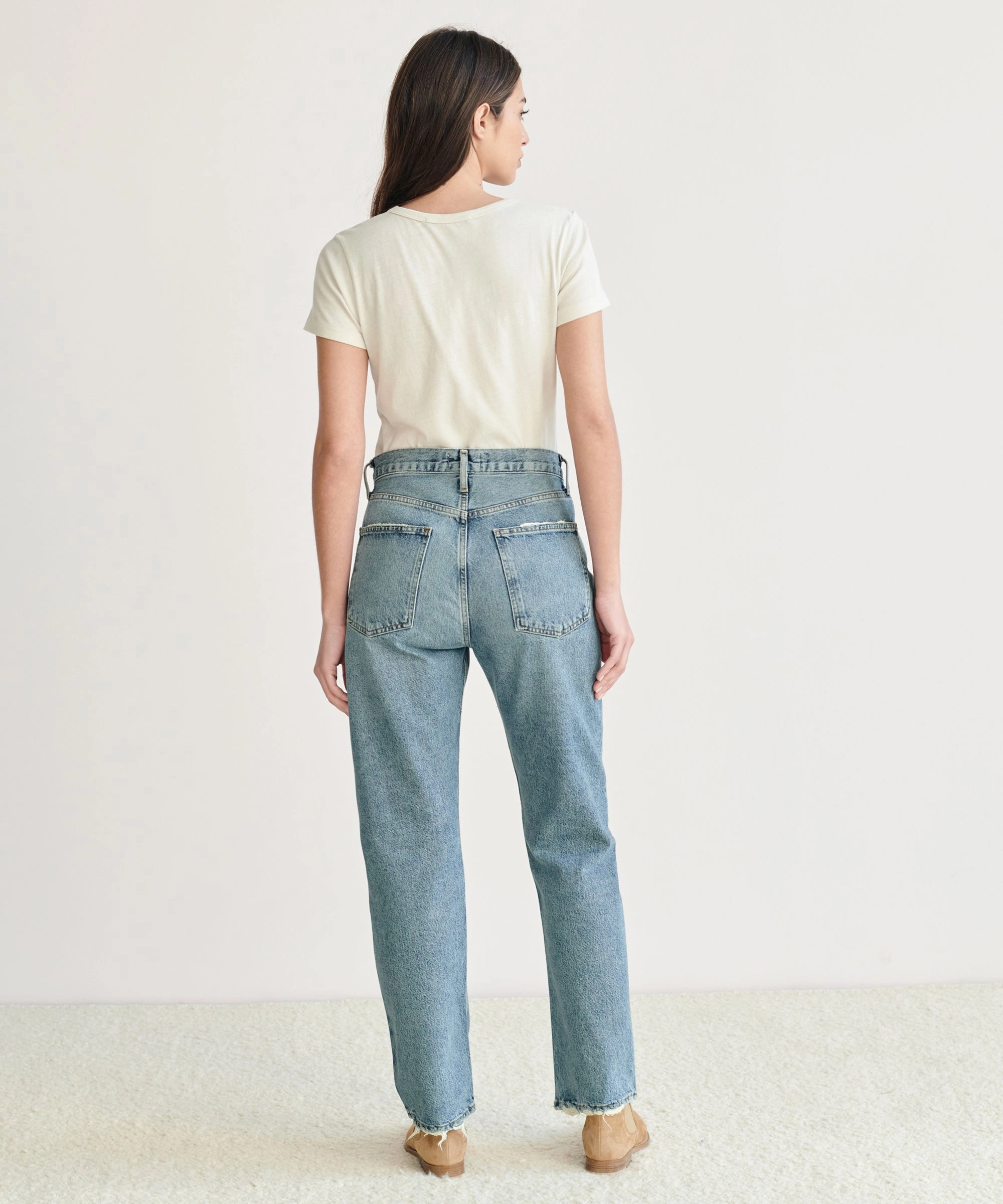 Recycled Polyester 90's Pinch Waist Jean