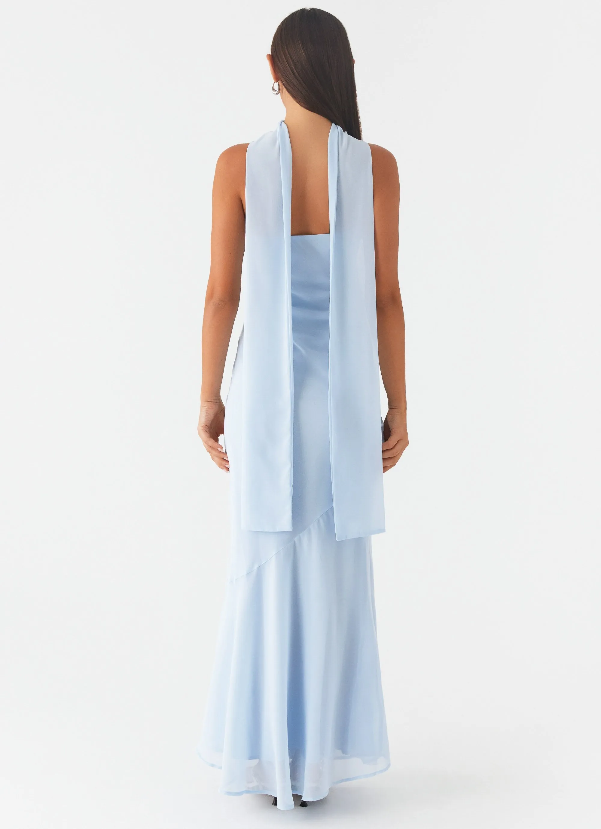 All Day Look Under The Pagoda Maxi Dress - Blue