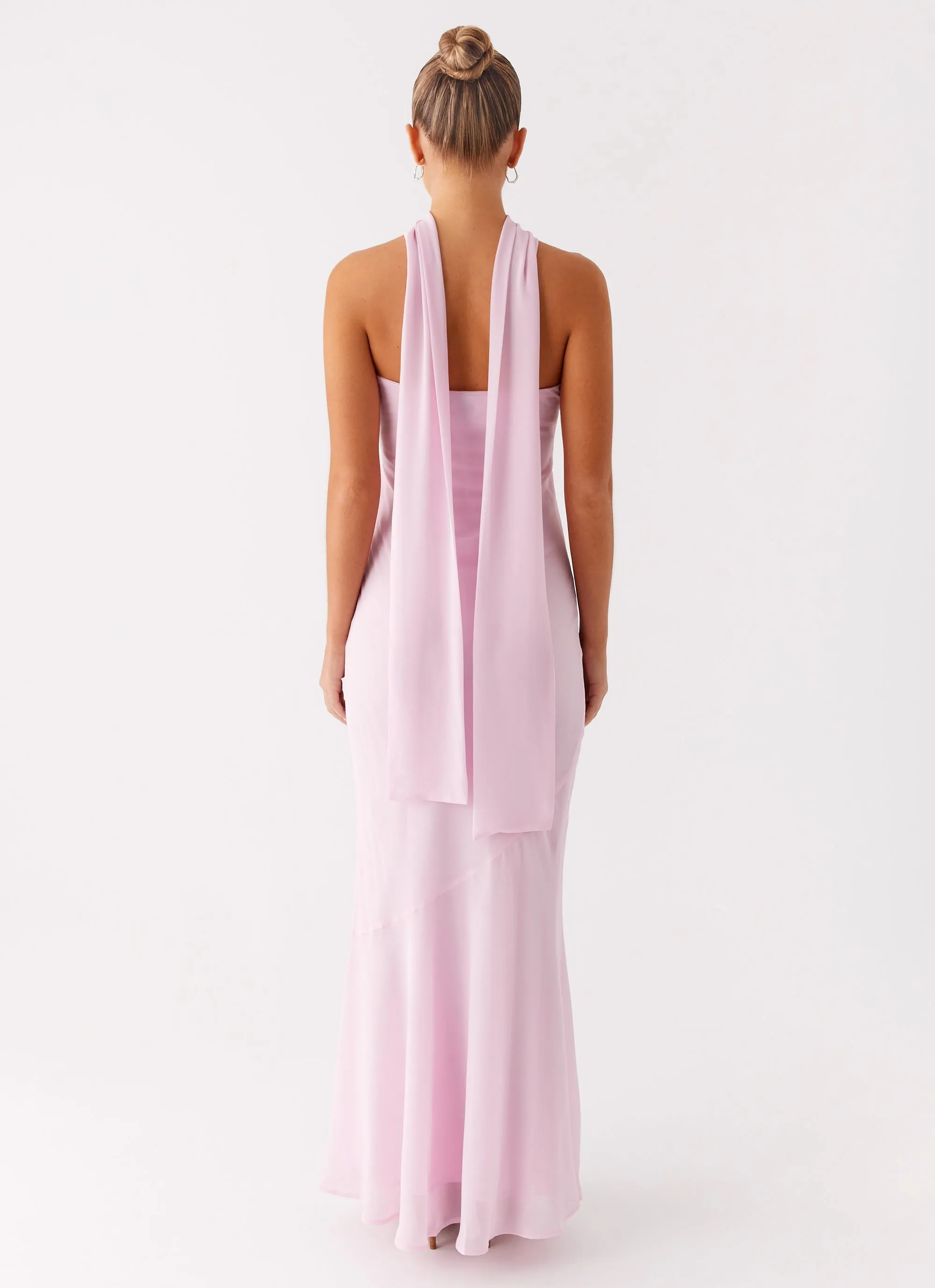 Under The Pagoda Maxi Dress - Pink Street Style