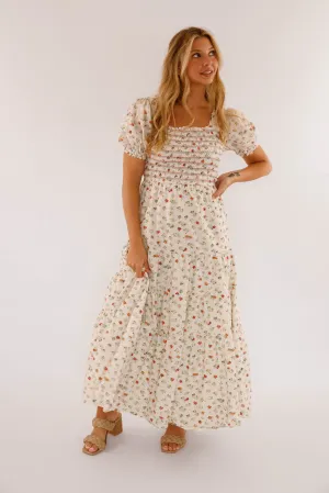 The Wildflower Field Maxi Dress Photo Light