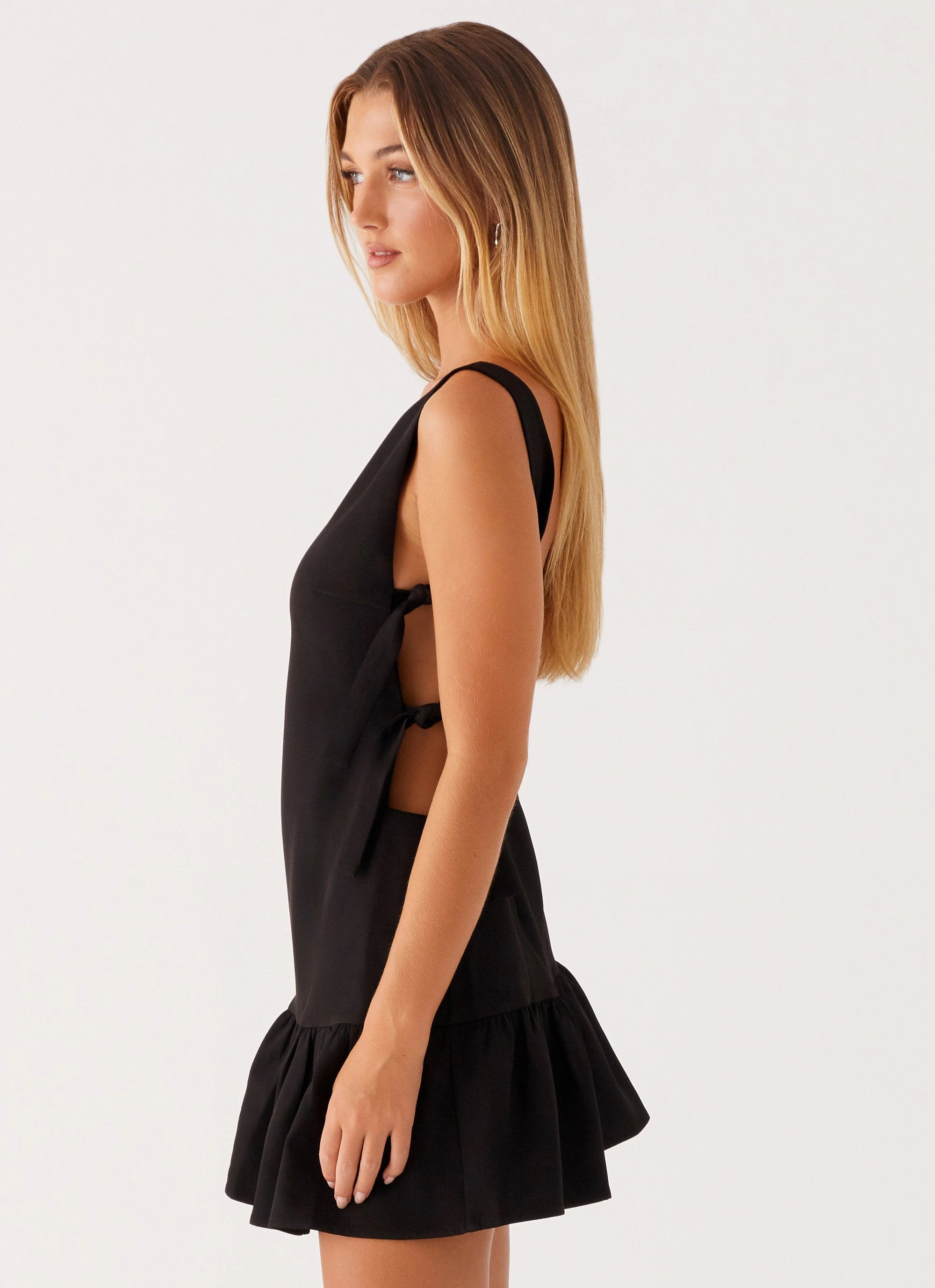 soft fit Effortless Comfort Roux Mini Dress - Black