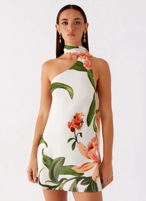 garden party Tall-Fit Trisha Mini Dress - Floral Print