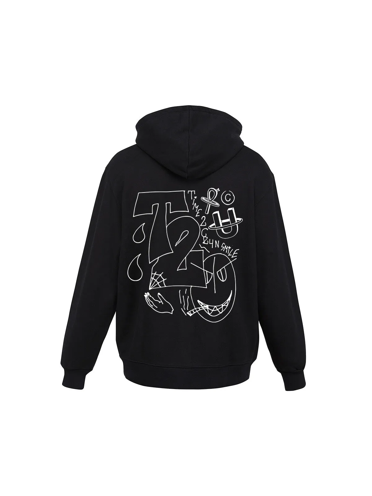 UNREAL x T2O Zipup Black