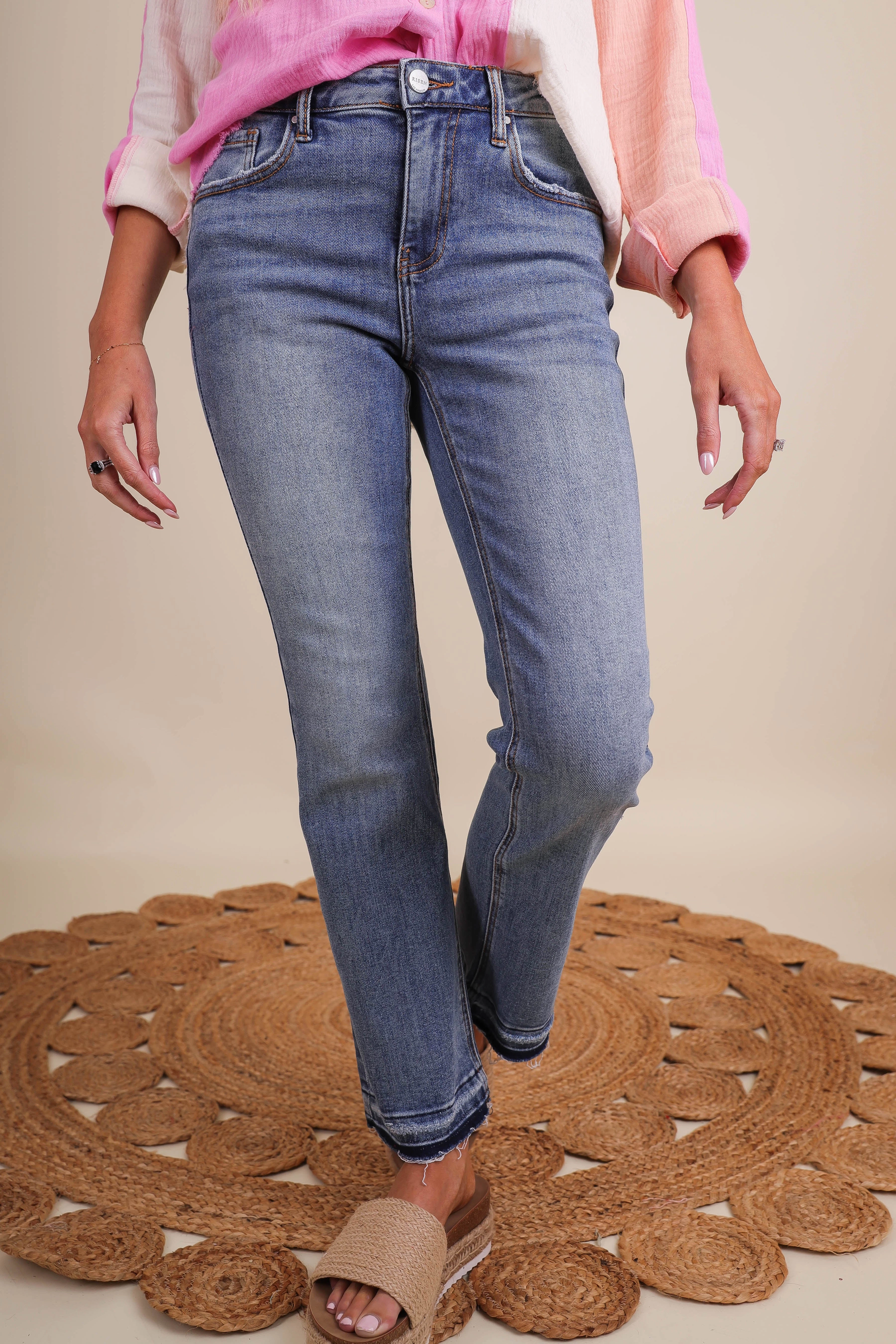 Soft and Light No Gap Waist Construction Weekend Getaway Denim