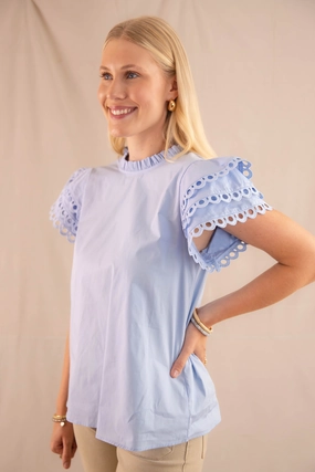 NonIrritatingStitching Loose Tee Just A Theory Blouse
