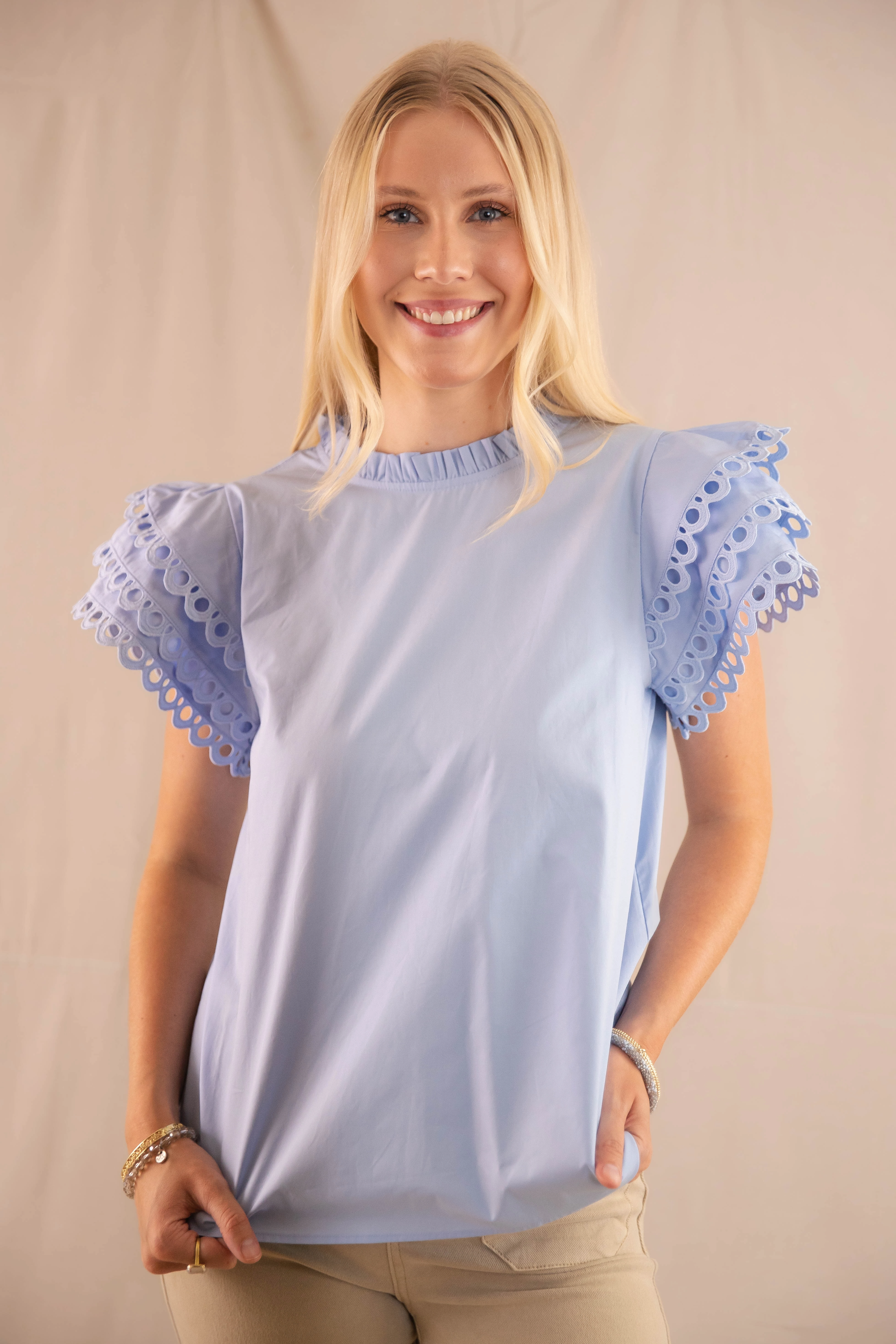 SheerLayering Just A Theory Blouse
