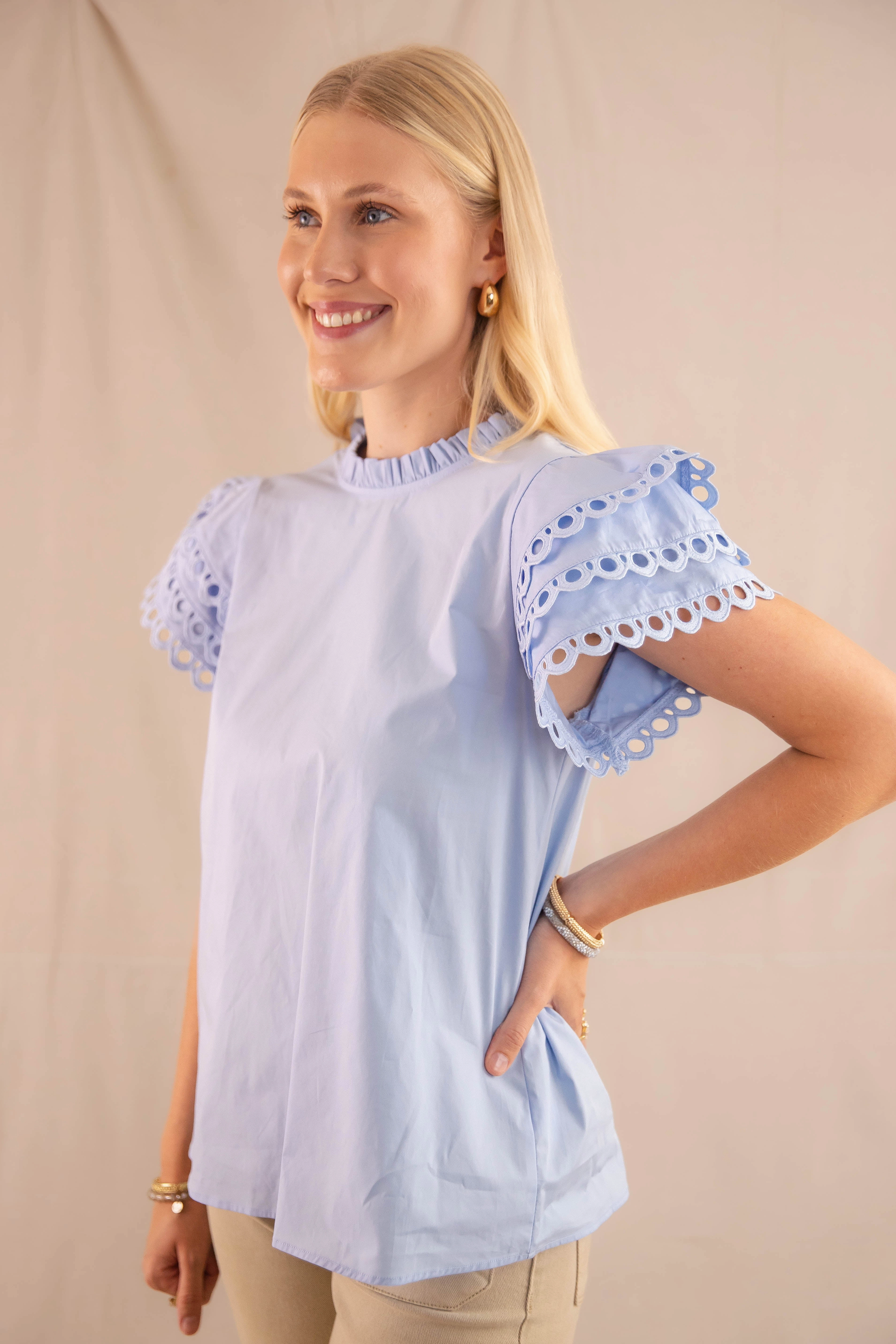 Just A Theory Blouse Multi Pocket Configuration