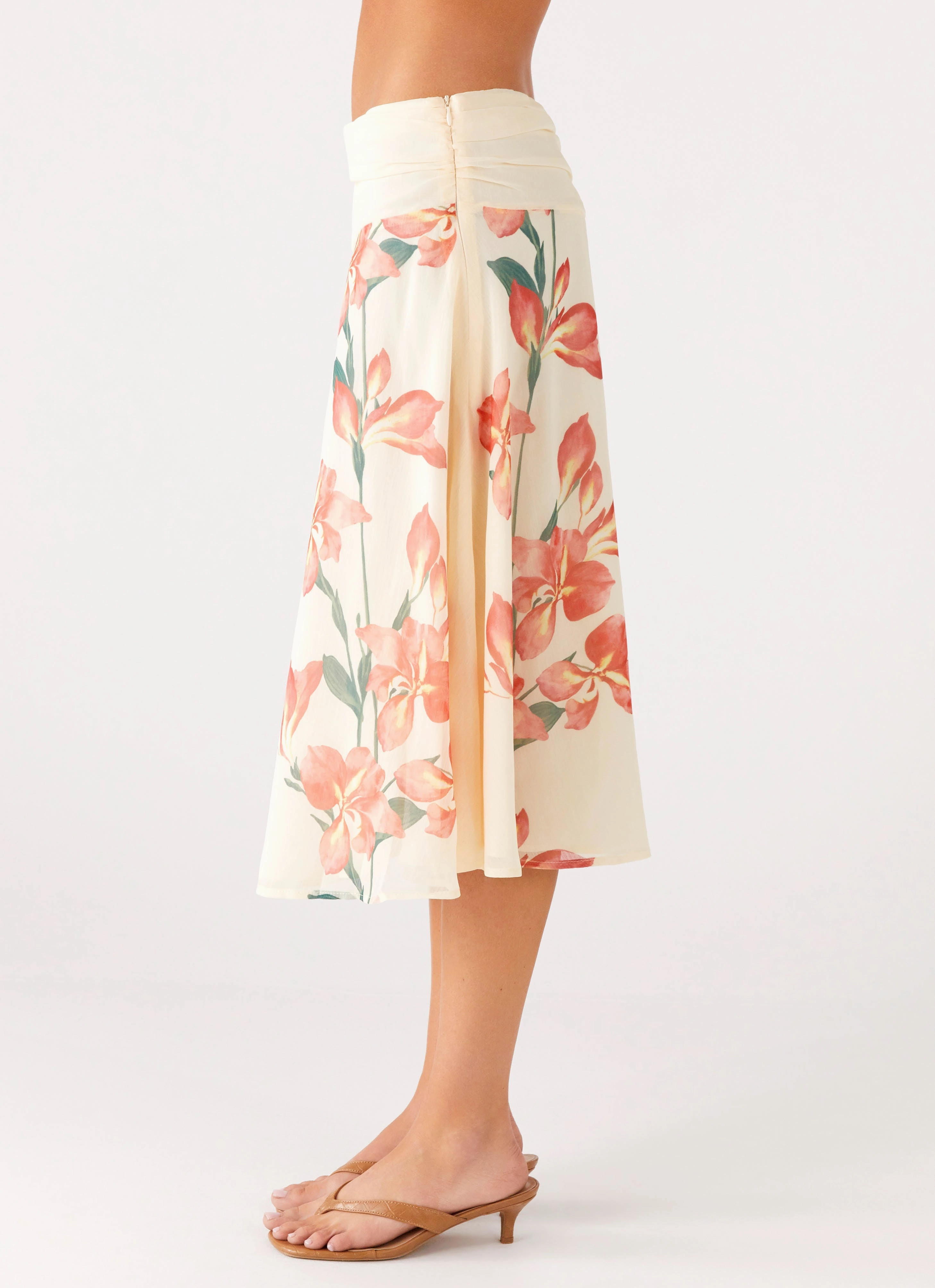 Layer Fit Valley Midi Skirt - Siena Floral