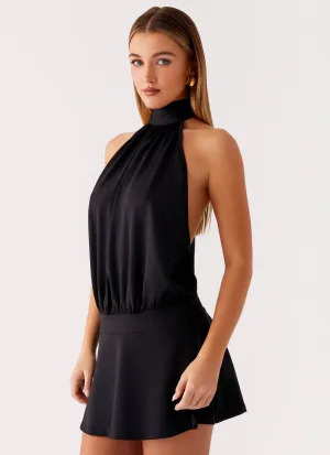 Valor Mini Dress - Black Tailored Wear