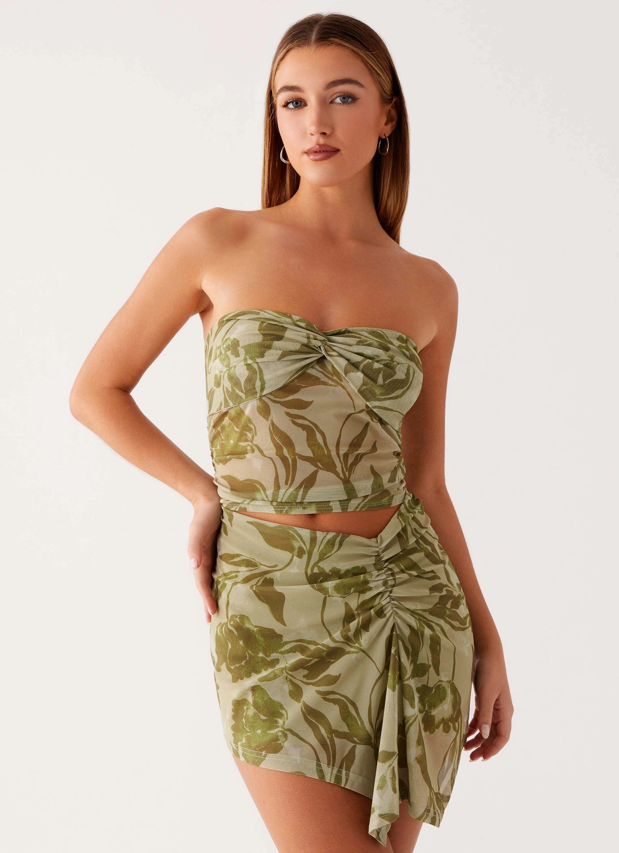 Standout Feature Daytime Look Varona Mini Dress - Jade Fern