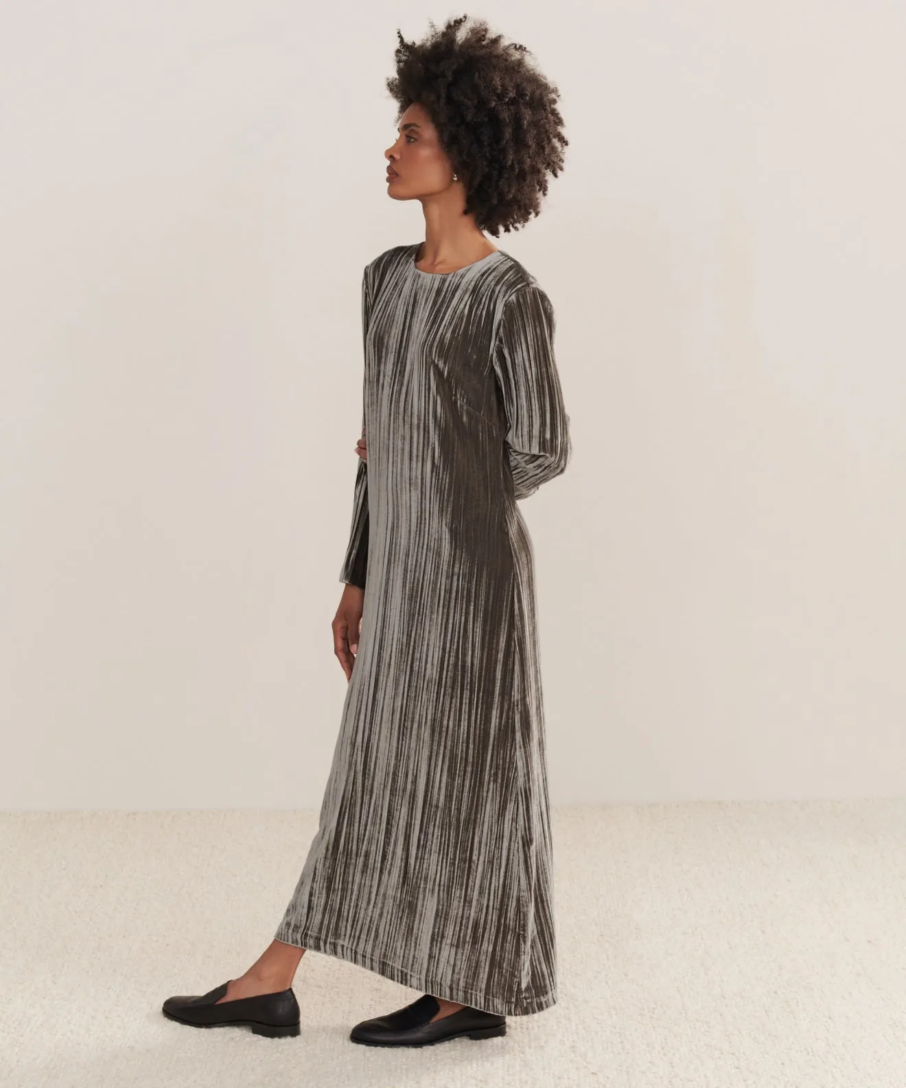 Velvet Stella Dress Vibrant evening gown