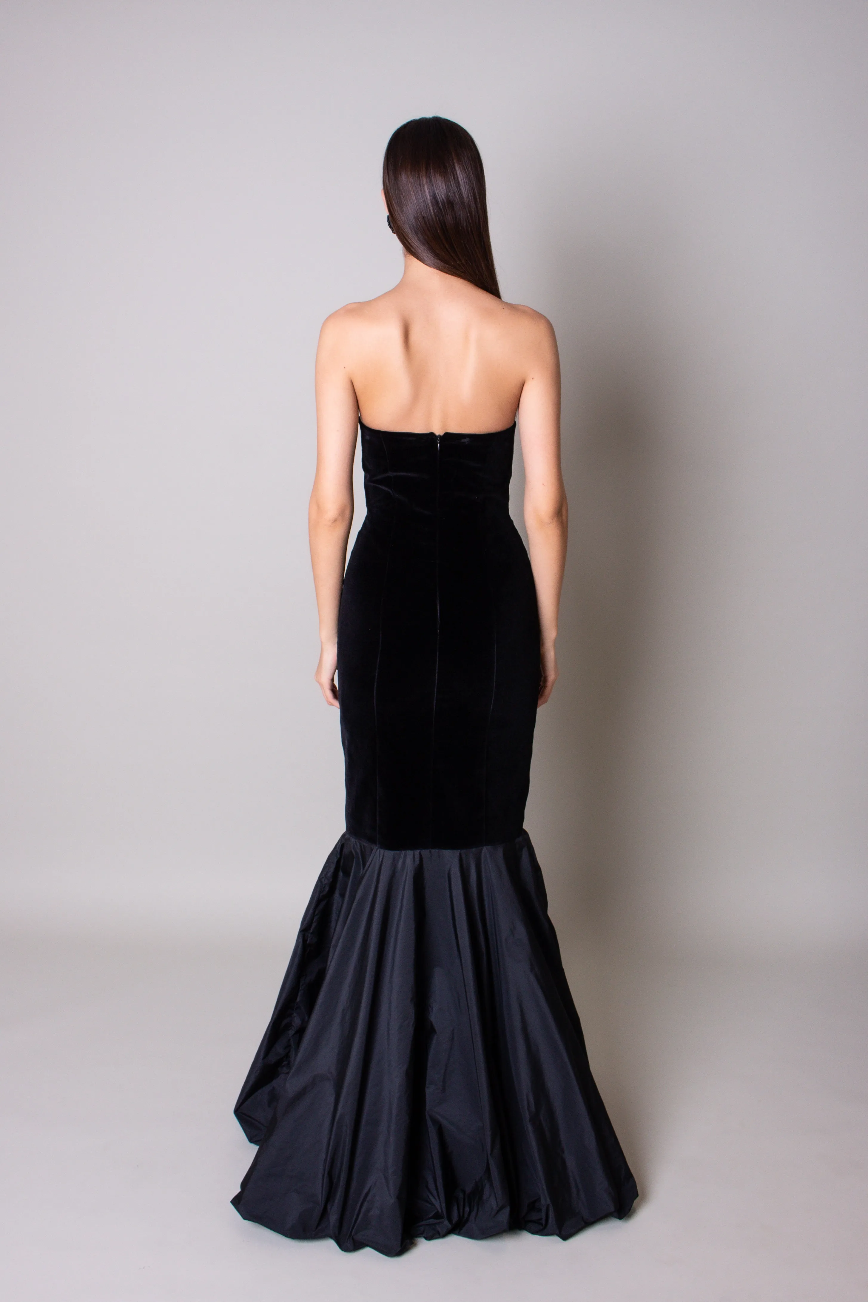 Vent Leger Velvet Dress Noble Aura Chic Motion