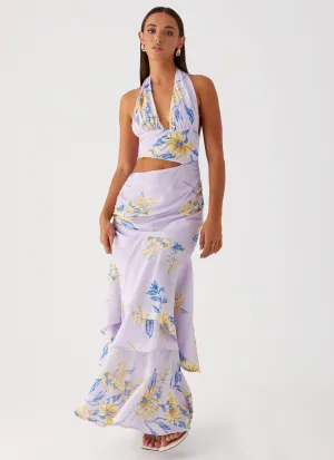 Mikayla Maxi Dress - Lavender Flexible Mood