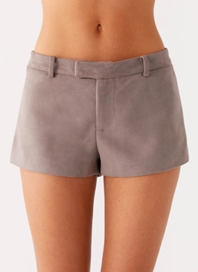 Thats Chill Mini Shorts - Brown AllDayComfort