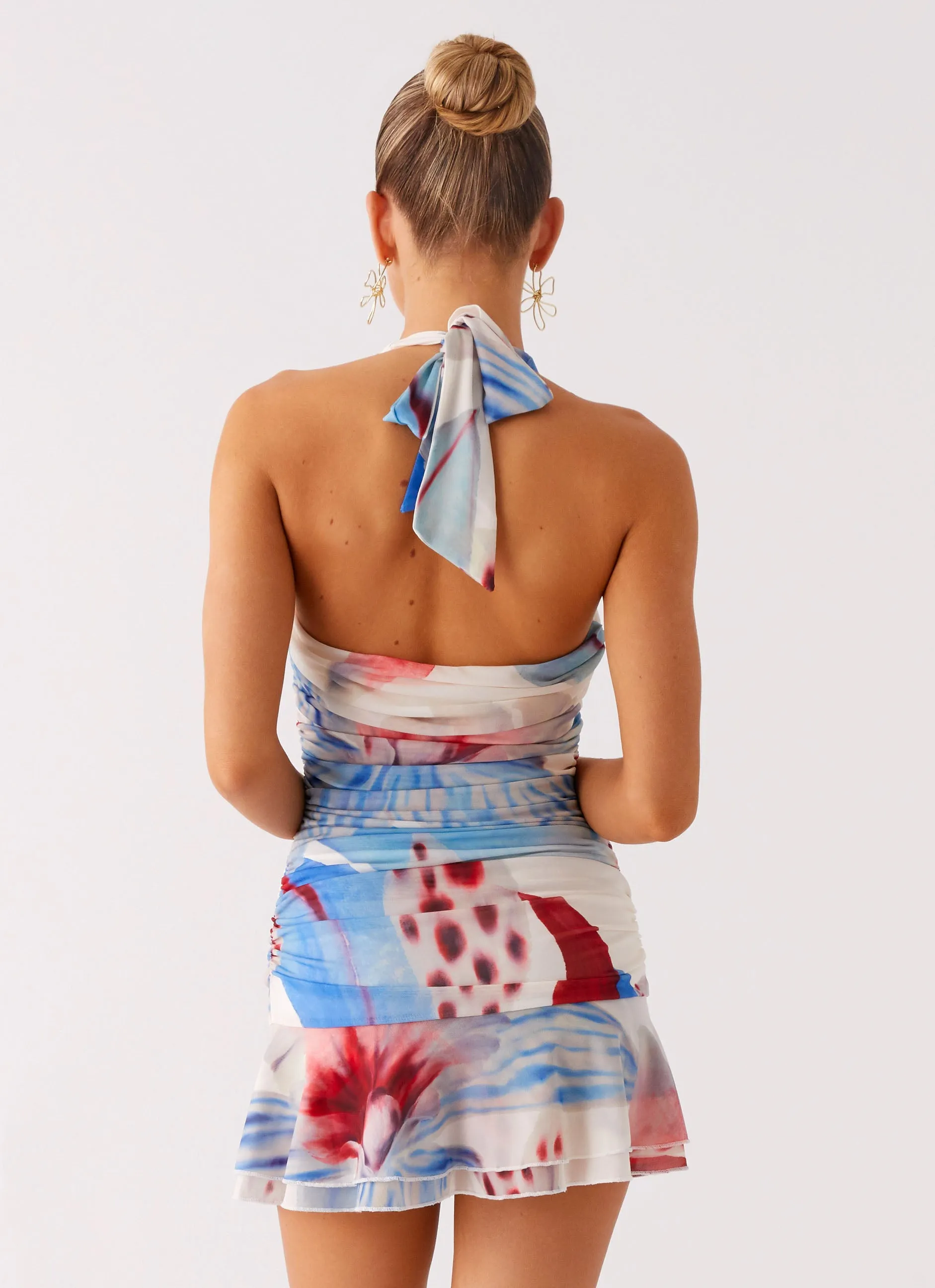 Starlit Night Mini Dress - Deep Sea Bloom Sweet Mood