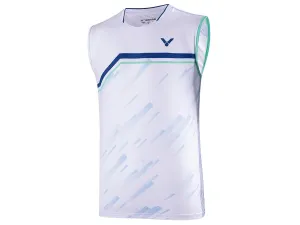 Victor Men's Badminton Sleeveless Shirt T-30003A - White