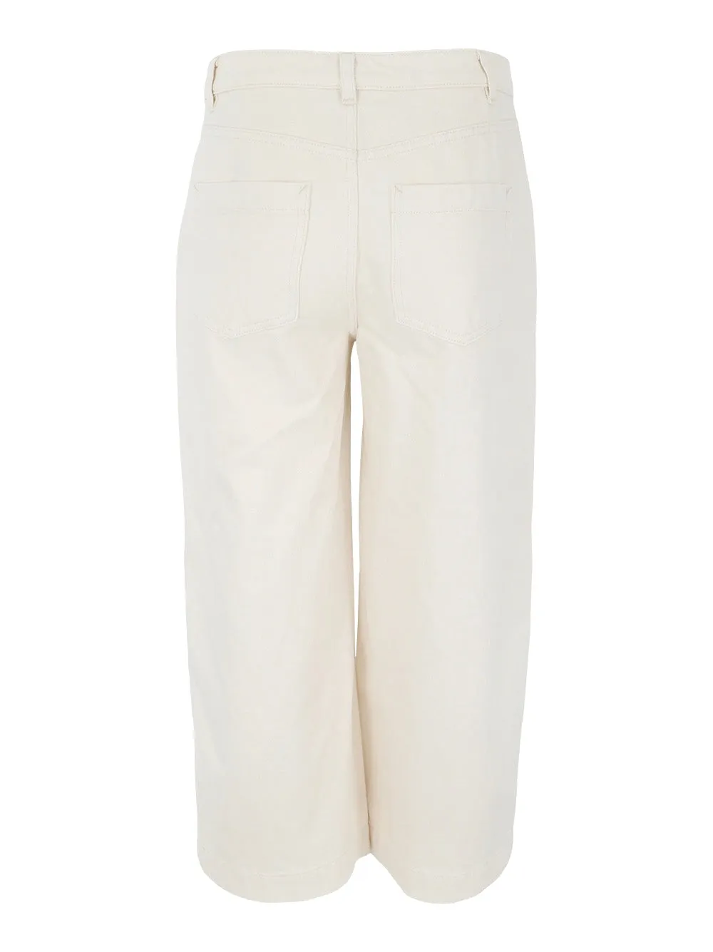 Vince Mid-Rise Utility Crop Wide Pants in Flaxen