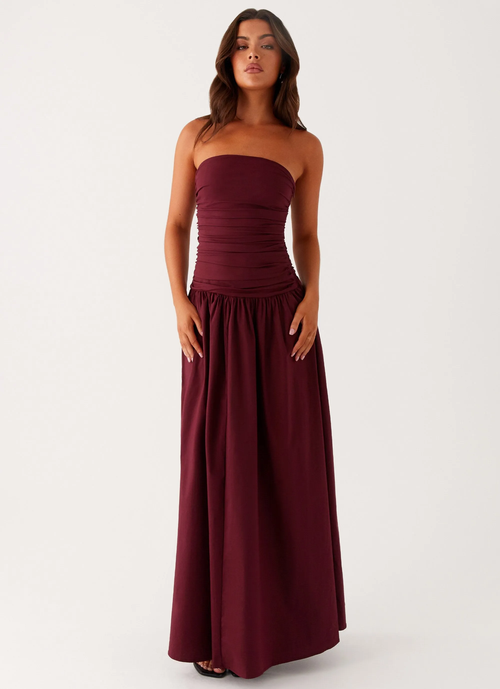 Carmel Maxi Dress - Mulberry Dressy Yet Comfortable Fall Comfort