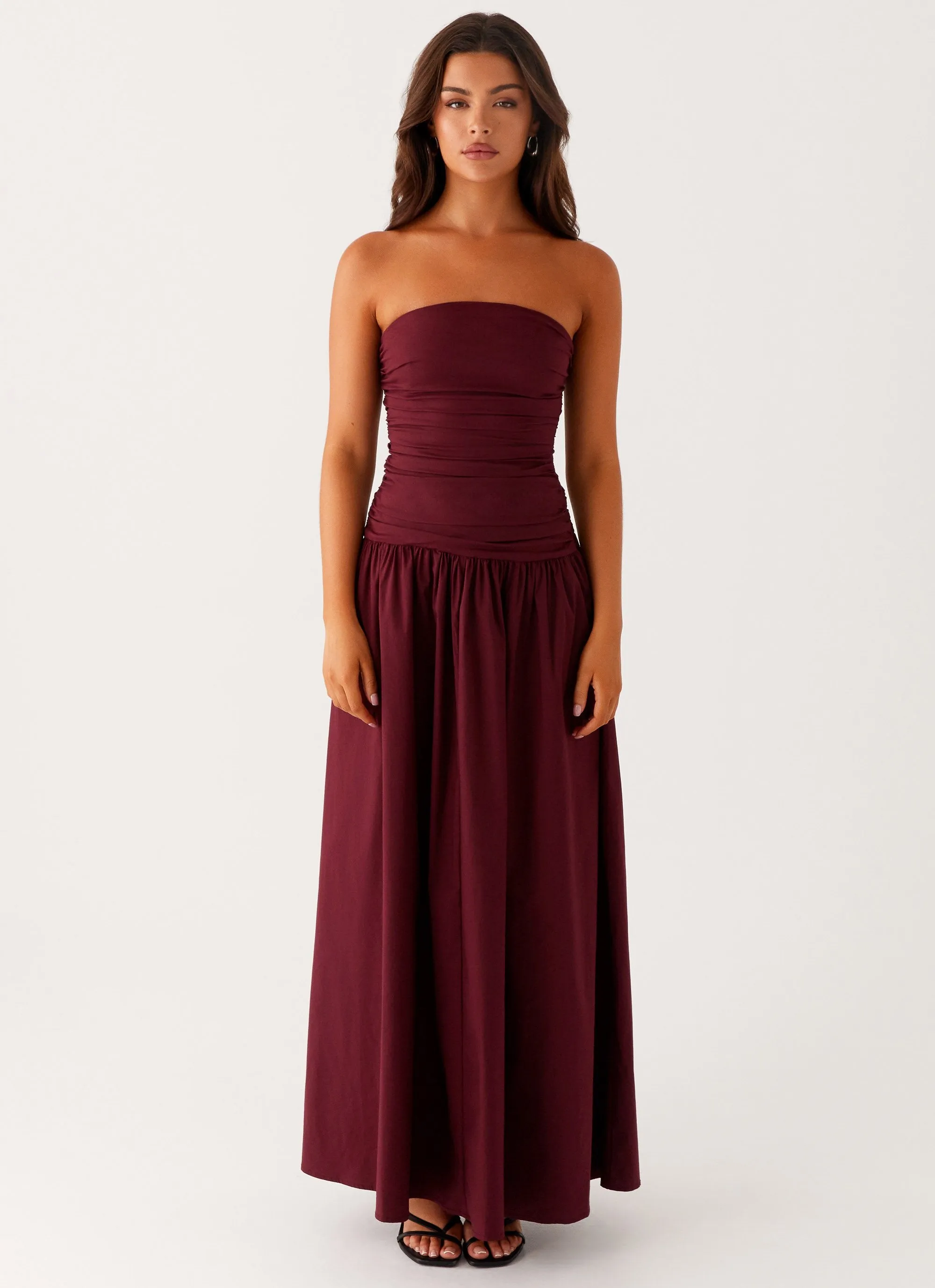 Carmel Maxi Dress - Mulberry Evening Event Office Mood