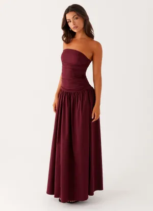 Stylish Appeal Carmel Maxi Dress - Mulberry