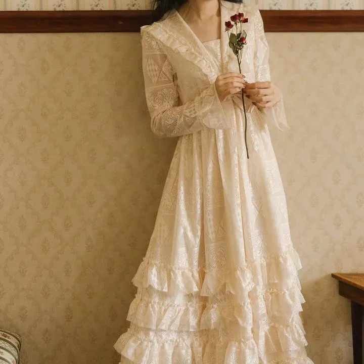 Vintage Chandelier Fairy Lace Dress