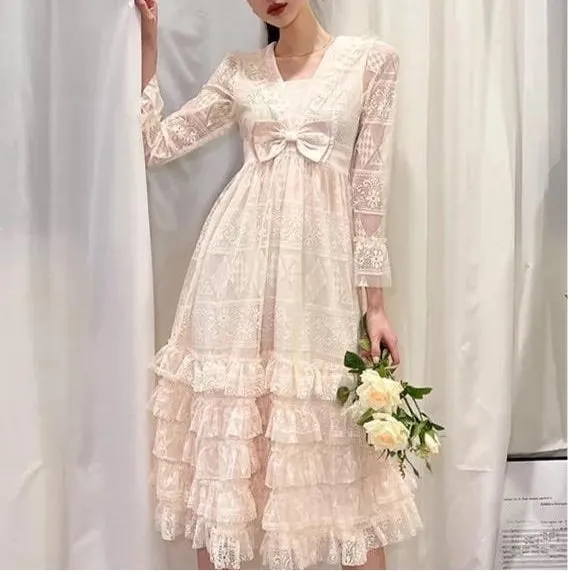 Vintage Chandelier Fairy Lace Dress
