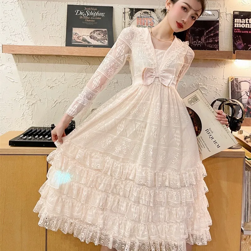 Vintage Chandelier Fairy Lace Dress