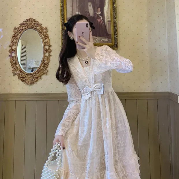 Vintage Chandelier Fairy Lace Dress