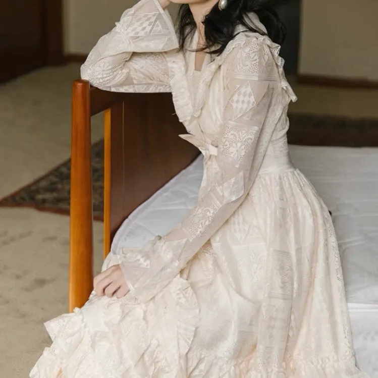 Vintage Chandelier Fairy Lace Dress