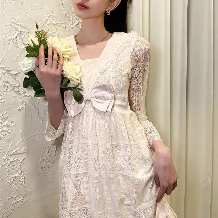 Vintage Chandelier Fairy Lace Dress