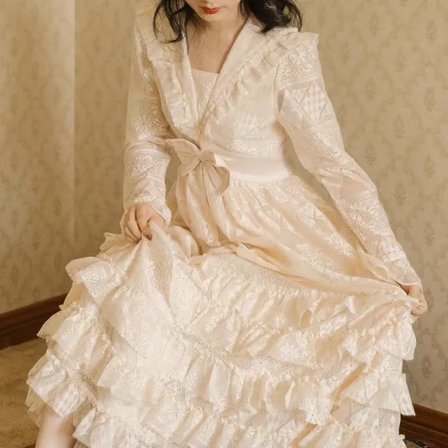 Vintage Chandelier Fairy Lace Dress