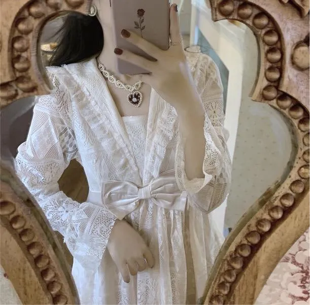 Vintage Chandelier Fairy Lace Dress