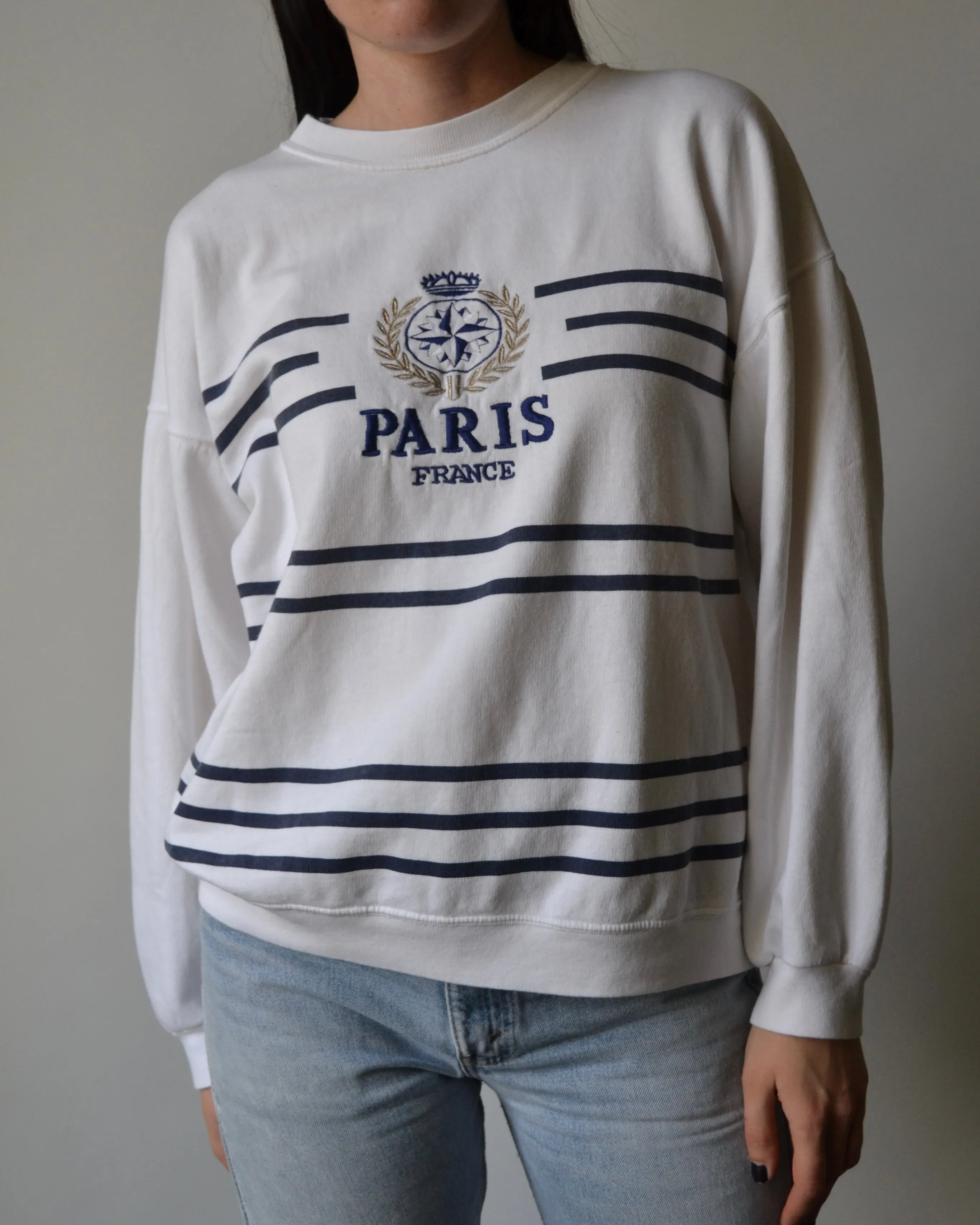 Vintage Paris France Crewneck Sweatshirt
