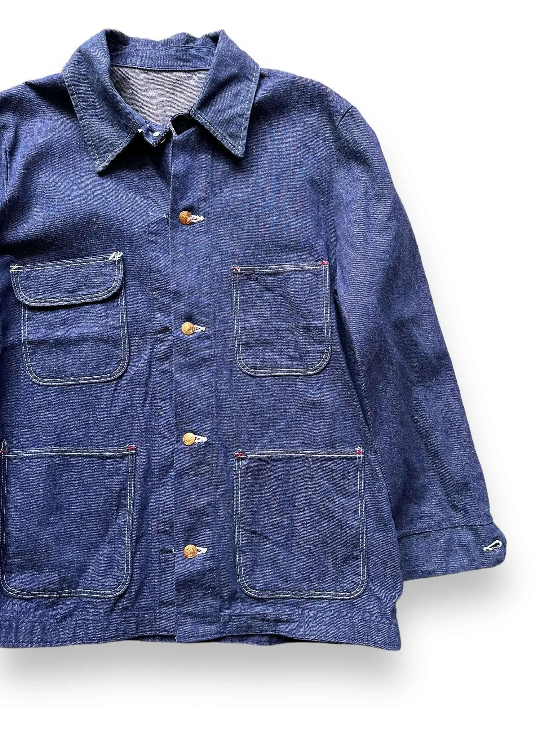 Vintage Wrangler Blue Bell Denim Chore Coat SZ 40 | Vintage Denim Chore Coat